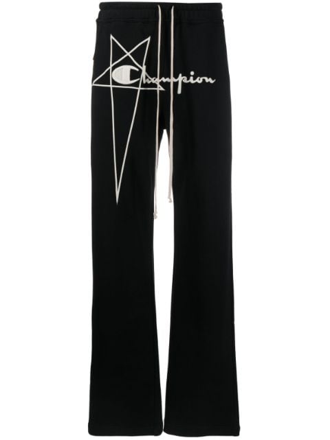 Rick Owens X Champion logo-embroidered track trousers