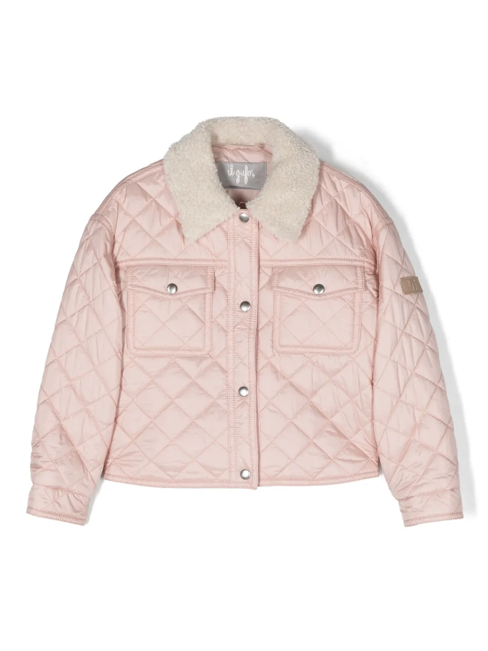 Il Gufo Quilted Jacket In Pink