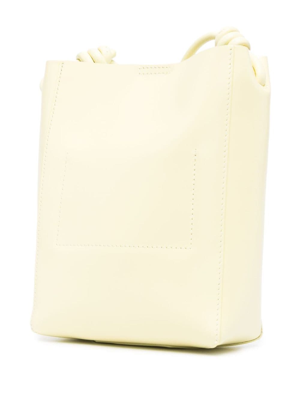 Shop Jil Sander Giro Leather Crossbody Bag In Yellow