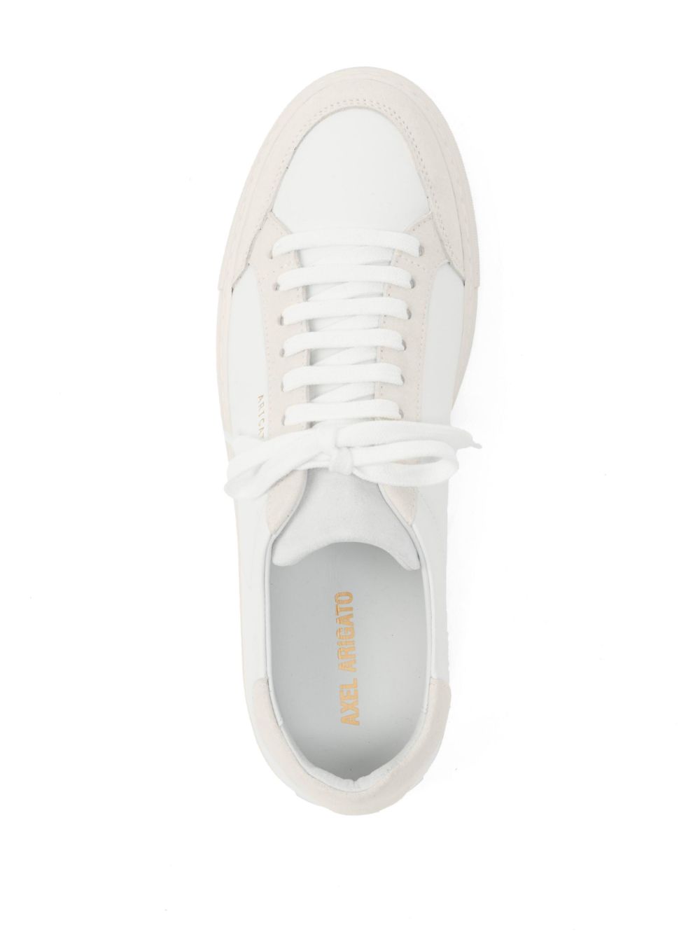 Shop Axel Arigato Clean 90 Triple Sneakers In White/beige