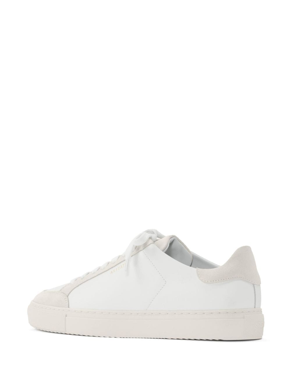 Shop Axel Arigato Clean 90 Triple Sneakers In White/beige