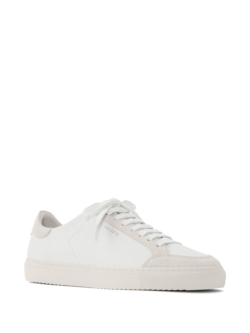 Shop Axel Arigato Clean 90 Triple Sneakers In White/beige