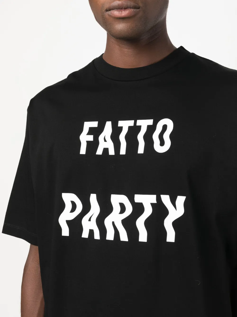 【関税込み】D SQUARED2 Wrestling print cotton t-shirt DSQUARED2 text-print Cotton T-shirt | Black | FARFETCH