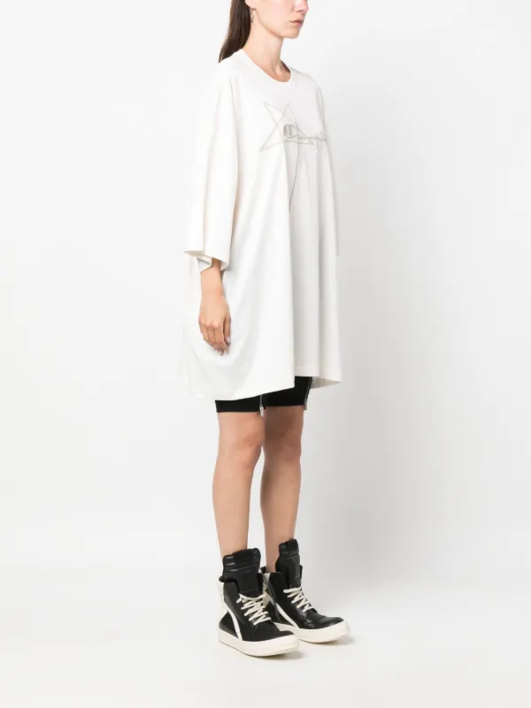 Rick Owens X Champion ロゴ Tシャツ | ニュートラル | FARFETCH JP
