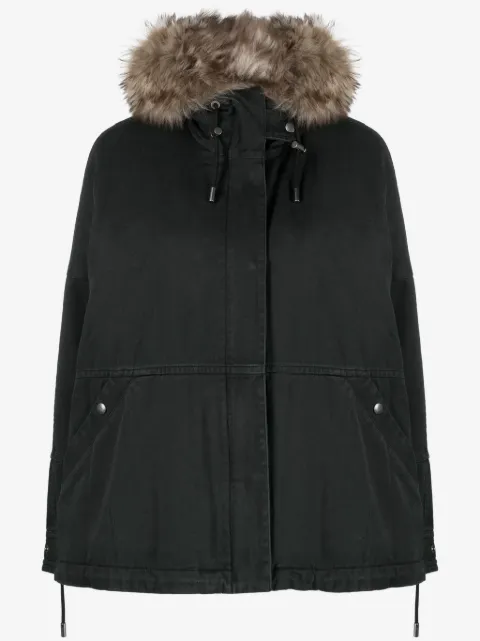 Yves Salomon detachable-hood padded parka