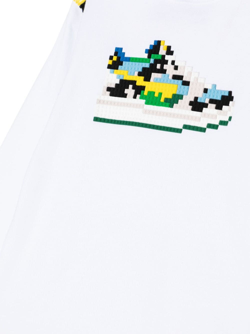 Shop Mostly Heard Rarely Seen 8-bit Mini Farmland Cotton Hoodie In White