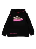 Mostly Heard Rarely Seen 8-Bit graphic-print cotton hoodie - Black