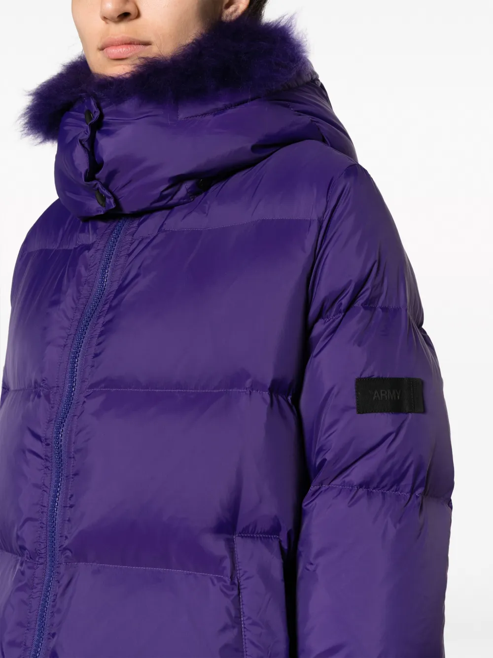 Yves Salomon Gewatteerd jack Paars