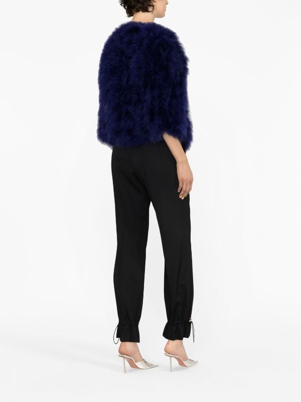 Topshop sale feather jacket