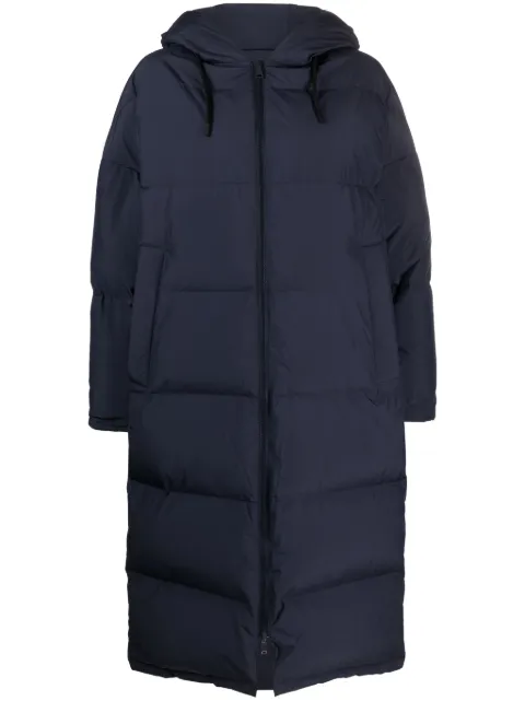 Yves Salomon hooded feather-padded coat