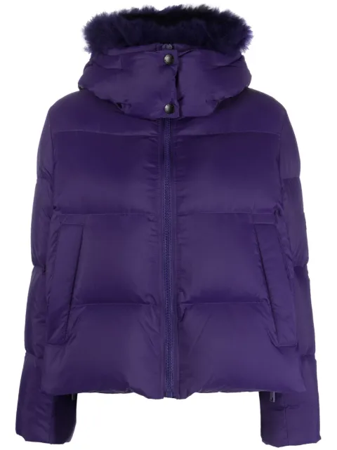 Yves Salomon hooded puffer jacket
