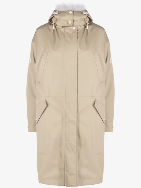 Yves Salomon hooded midi parka