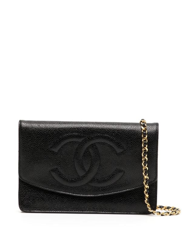 CHANEL Pre-Owned CC logo-embossed Compact Wallet - Farfetch