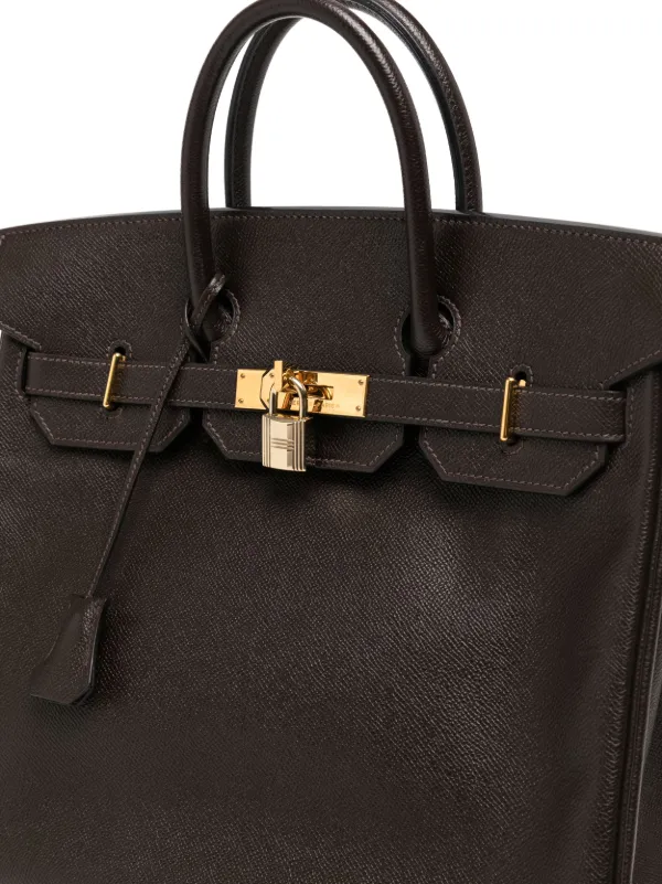 Hermes Hand Bag Haut a courroies 32 Browns Leather