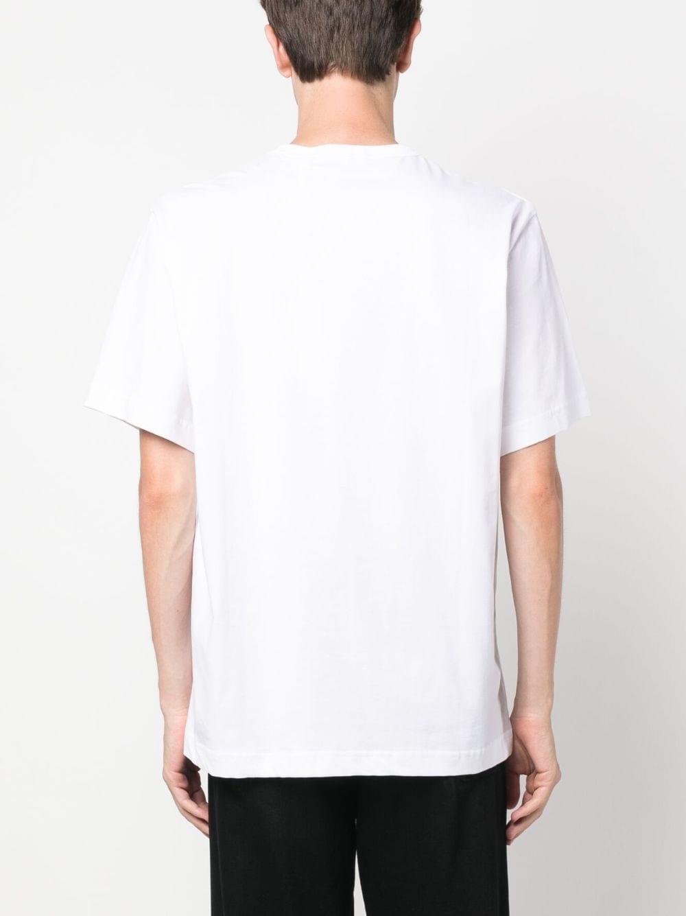 Shop Helmut Lang Photograph-print Cotton T-shirt In White