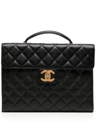 CHANEL Pre-Owned 1997 Classic Flap Briefcase - Farfetch