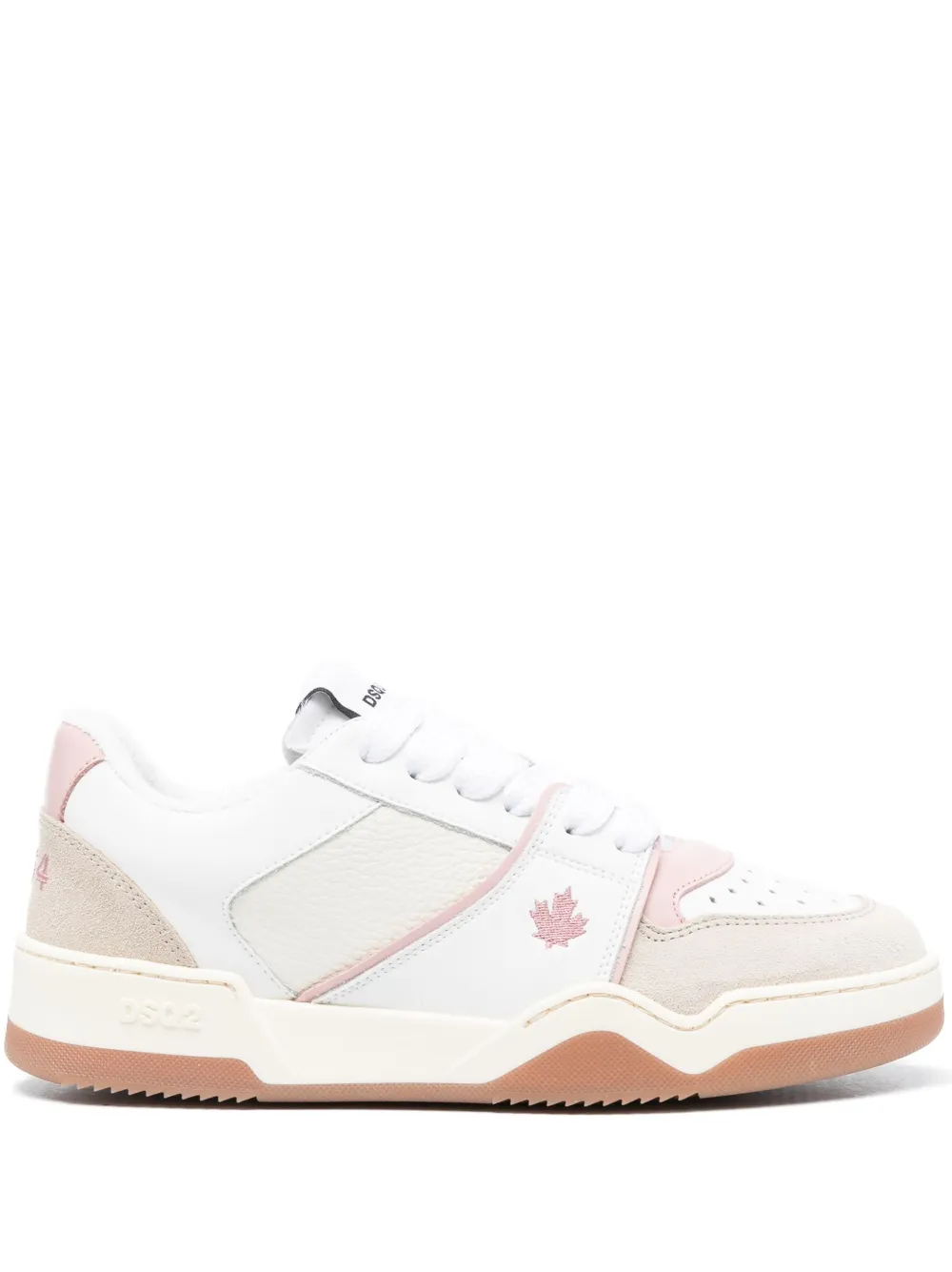 Image 1 of DSQUARED2 panelled lace-up sneakers