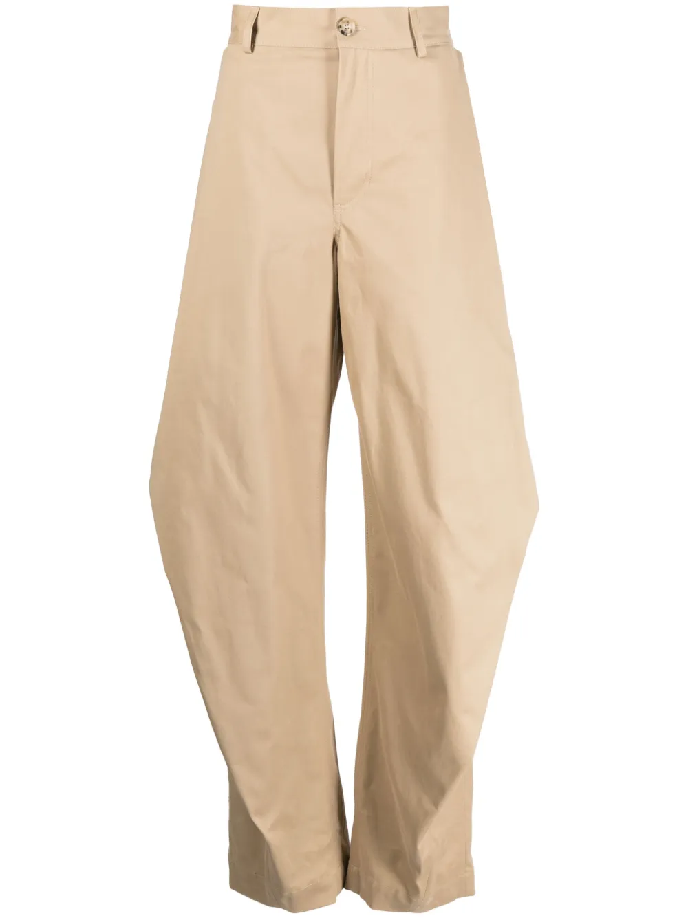 farfetch.com | high-waisted layered trousers
