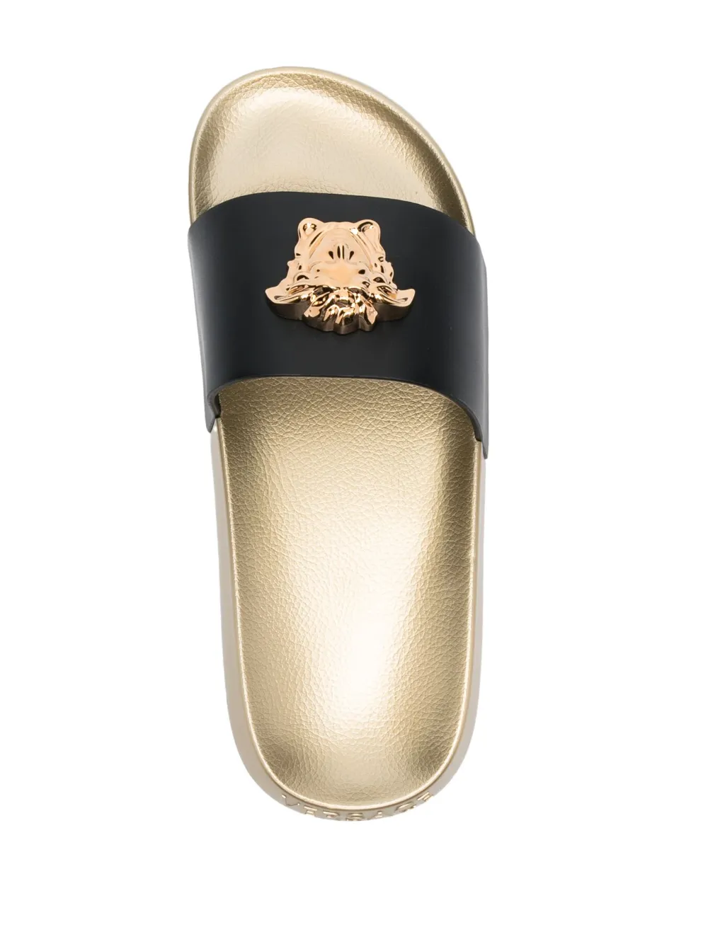 Versace La Medusa Slides Black FARFETCH CA