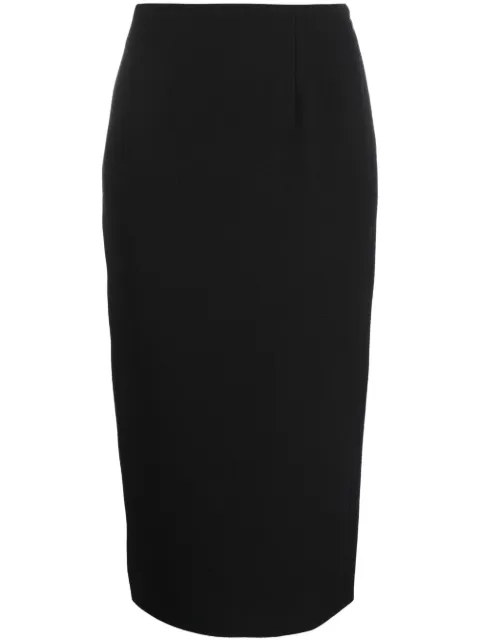 Alessandra Rich wool-bouclé pencil skirt