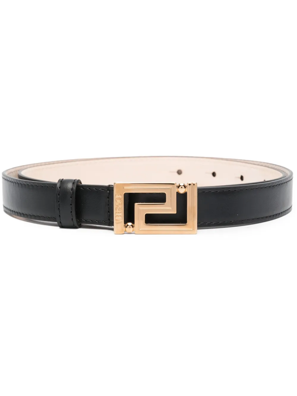 Versace Greca Goddess Leather Belt - Farfetch