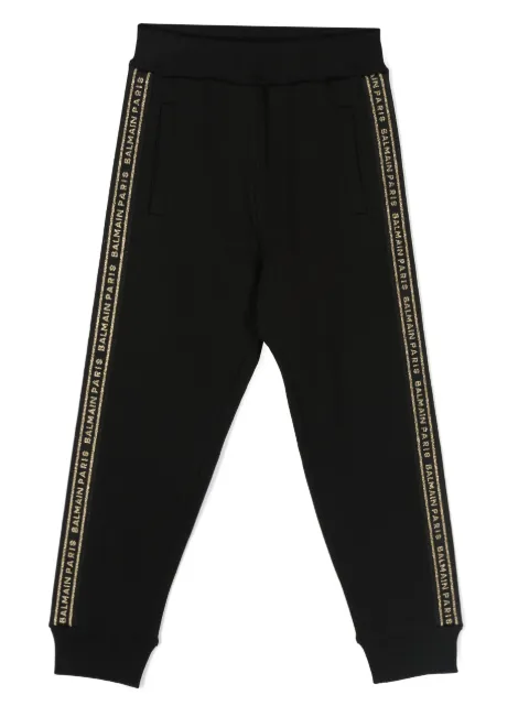 Balmain Kids logo-embroidered track pants