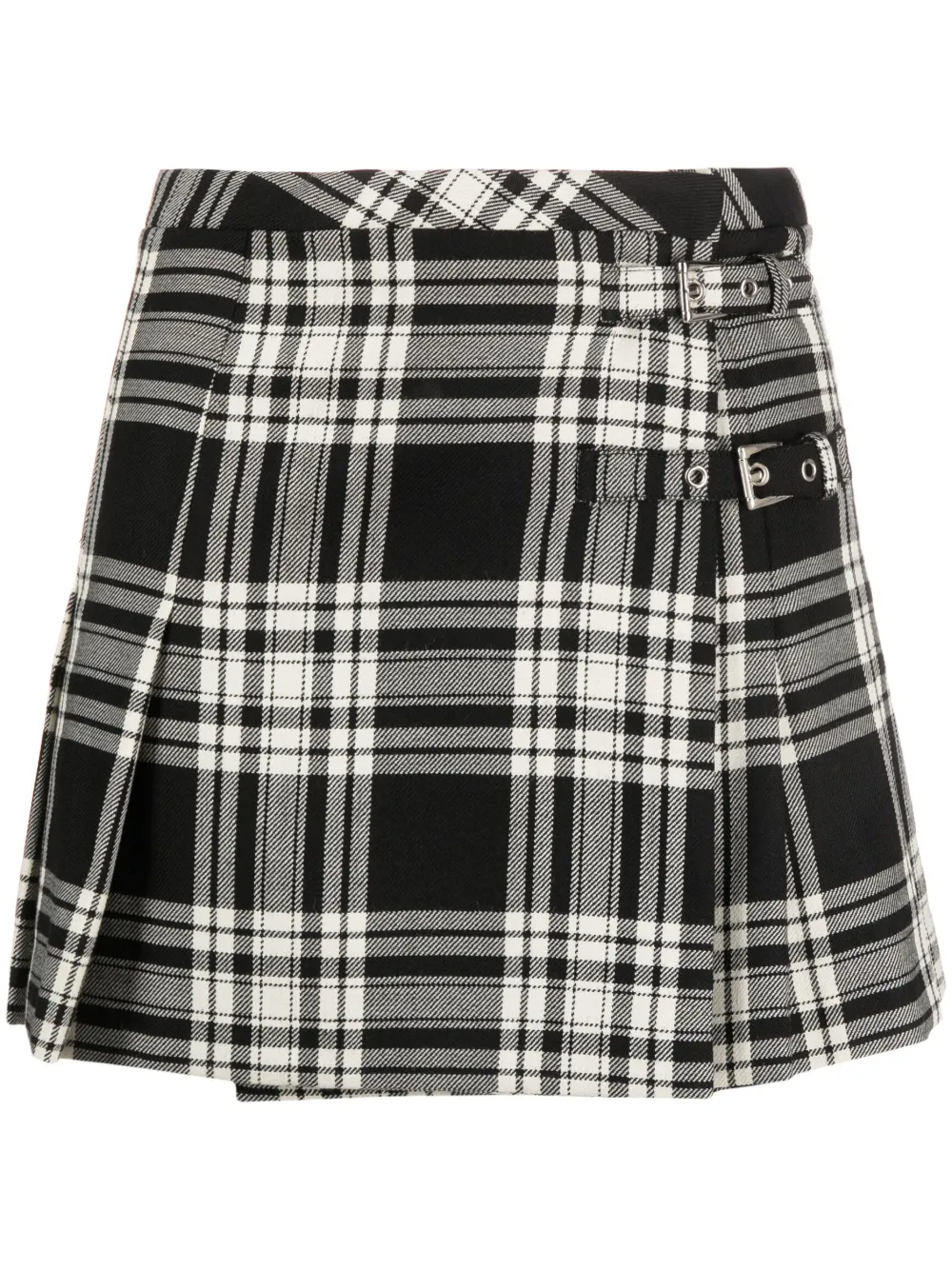 Tartan print 2024 mini straight