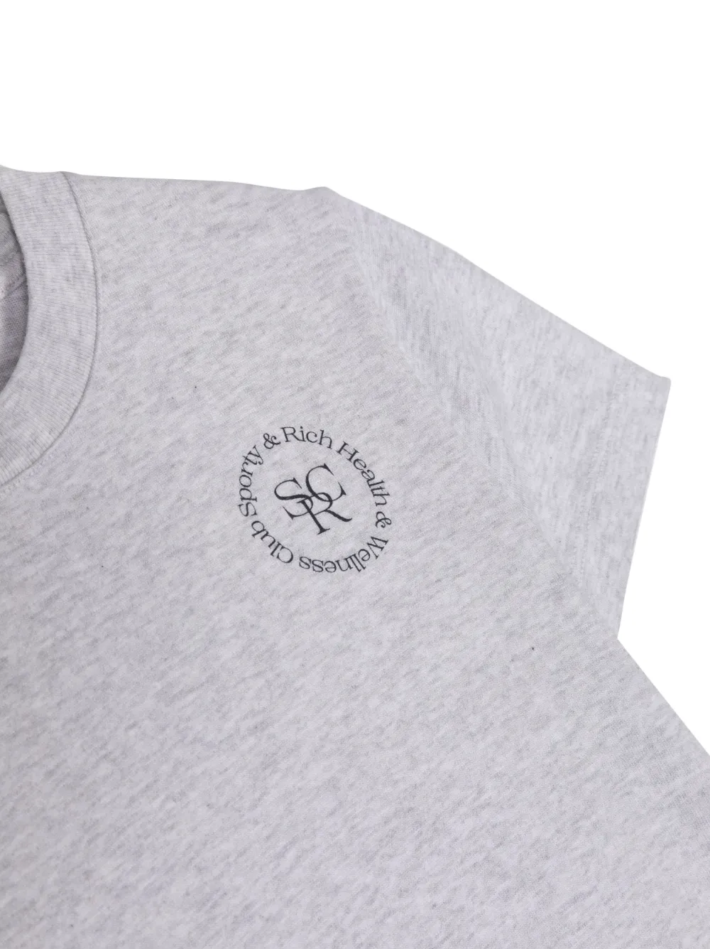 SPORTY & RICH KIDS T-shirt met logoprint Grijs