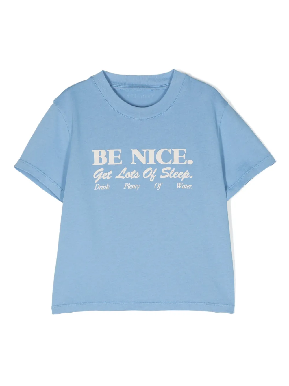 SPORTY & RICH KIDS T-shirt met tekst Blauw