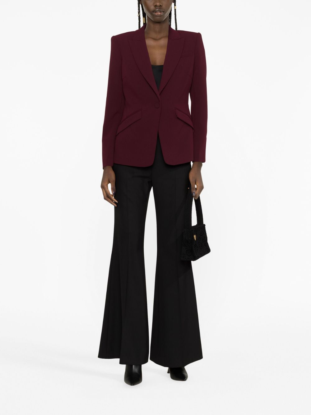 Roland Mouret Blazer met enkele rij knopen - Rood