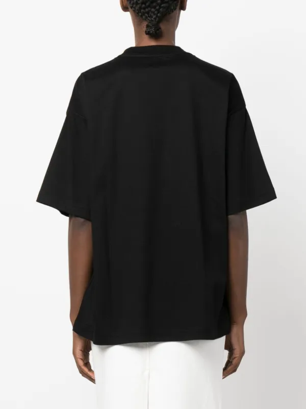 【関税込み】Lanvin ブラック ロゴ Tシャツ Lanvin ロゴ Tシャツ | ブラック | FARFETCH JP