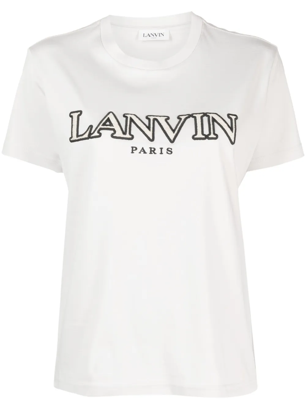 Lanvin embroidered logo T-shirt - Grey