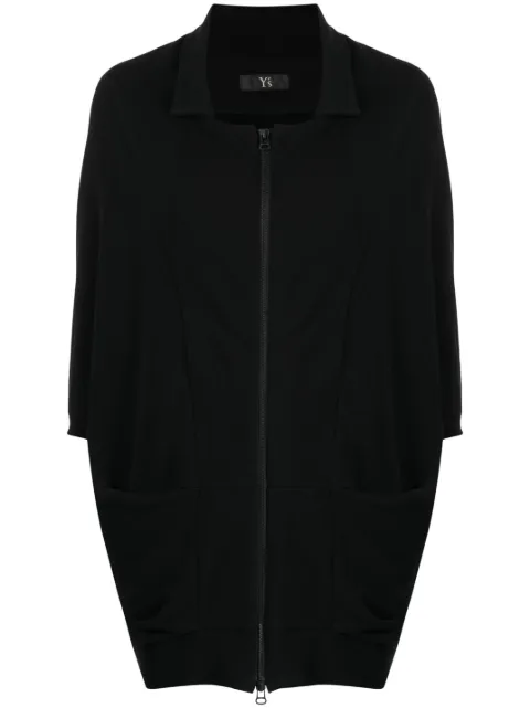 Y's long-line cotton cardigan 