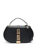 Versace Greca Goddess leather shoulder bag - Black