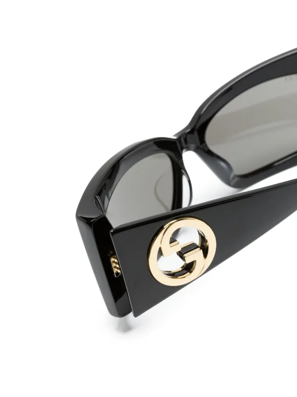 Gucci Eyewear square-frame Sunglasses | Black | FARFETCH CA