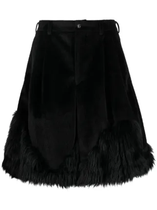 Comme Des Garçons Homme Plus エコファー ショートパンツ Comme Des Garçons Homme Plus エコファー ショートパンツ