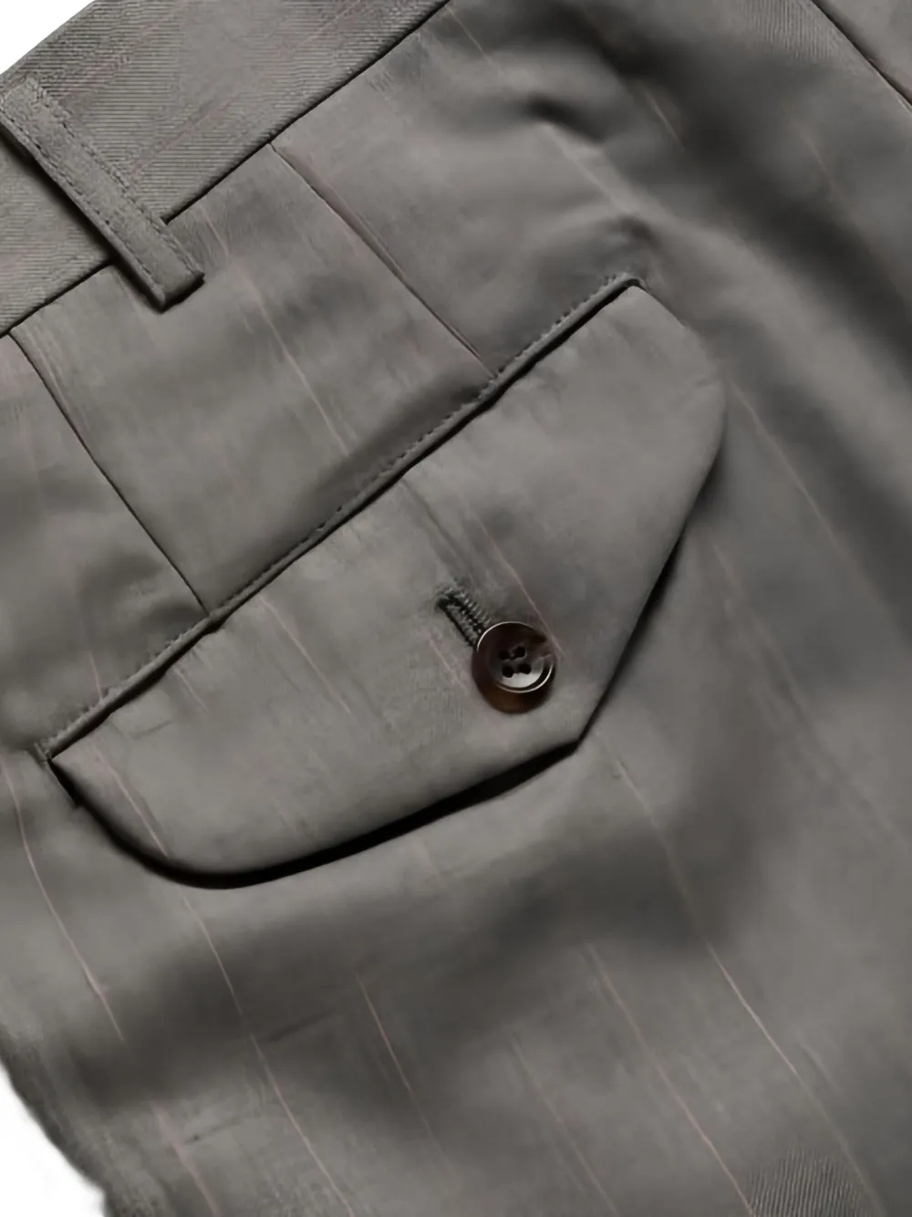 Comme des Garçons Homme Plus pinstripe trousers - Grijs