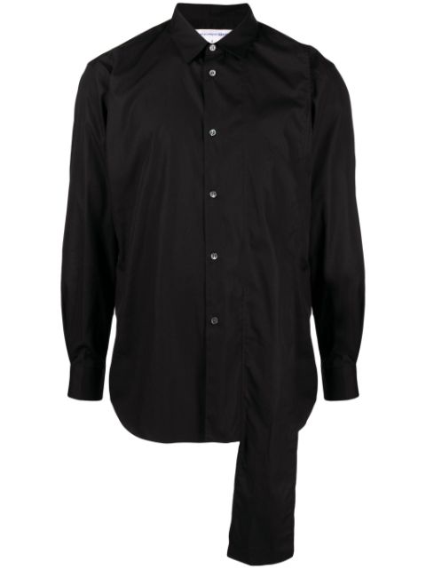 Comme Des Garcons Shirt asymmetric-hem cotton shirt Men