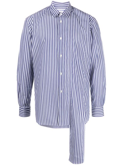 Comme Des Garcons Shirt striped layered cotton shirt Men