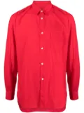Comme Des Garçons Shirt patch-pocket long-sleeved shirt - Red