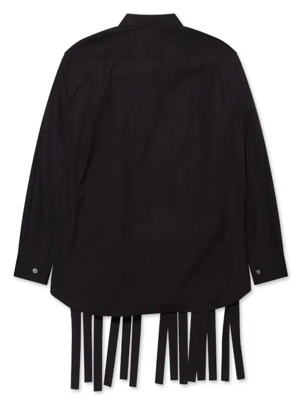 Comme Des Garçons Shirt フリンジ シャツ | ブラック | FARFETCH JP