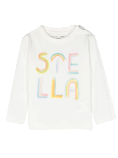 Stella McCartney Kids logo-print sweatshirt