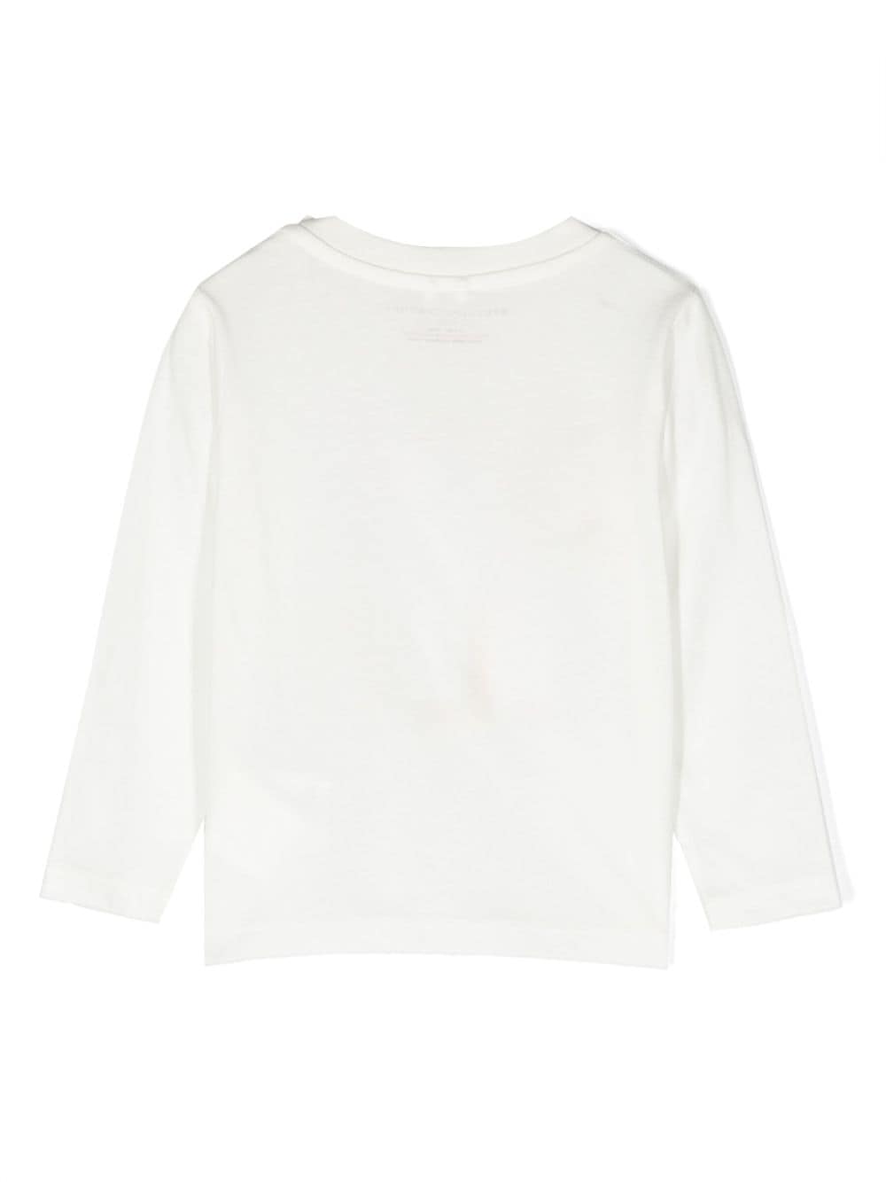 Shop Stella Mccartney Logo-print Sweatshirt In White