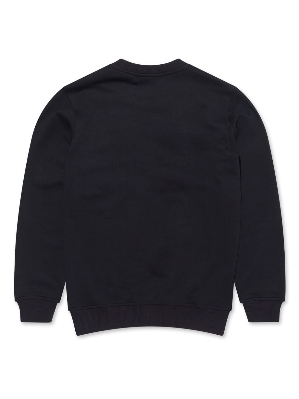 Shop Comme Des Garçons Shirt Logo-patch Cotton Sweatshirt In Black