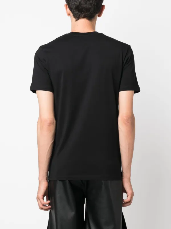 Moschino logo-print Organic Cotton T-shirt | Black | FARFETCH