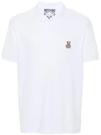 Tシャツ・カットソー MOSCHINO Men Polo Shirts A0718 20391001 WHITE 20499096_54636642_322.jpg