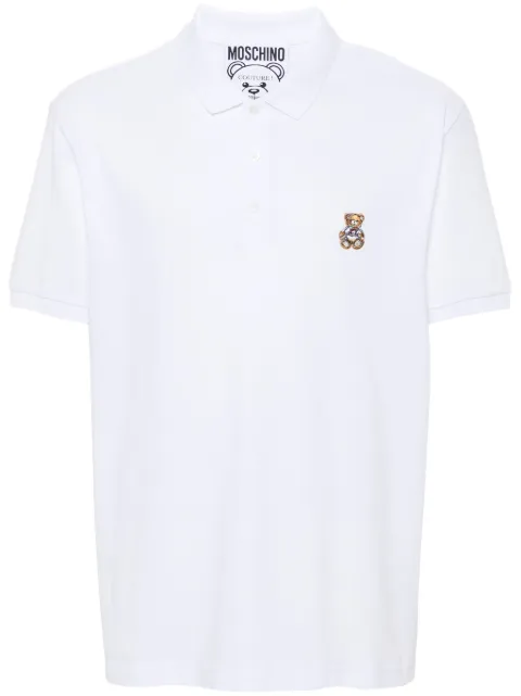 Moschino Teddy Bear-patch polo shirt