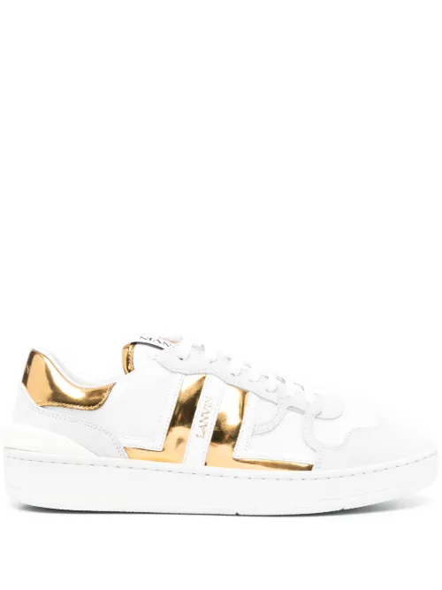 Lanvin baskets Clay en cuir - Blanc - Lanvin - Modalova