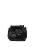 DRAGON DIFFUSION mini City woven crossbody bag - Black