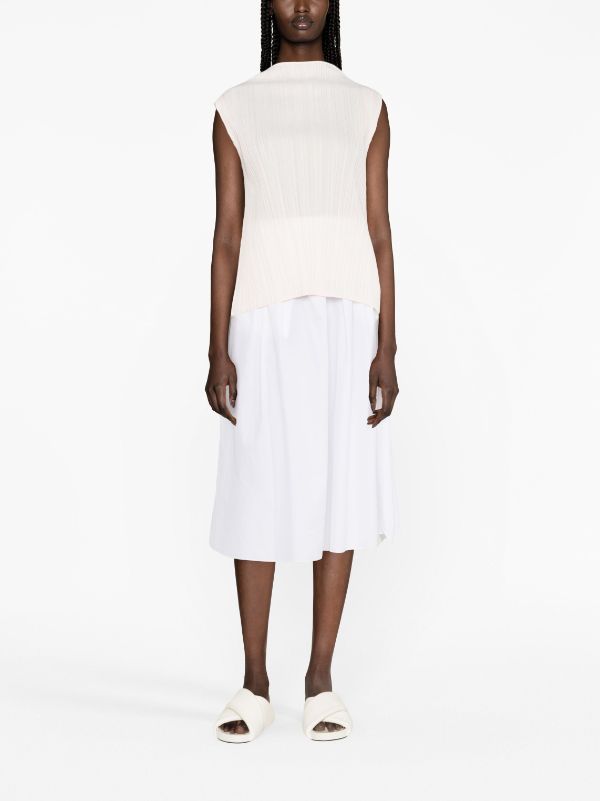 Pleats Please Issey Miyake Mellow Pleated Tank Top - Farfetch